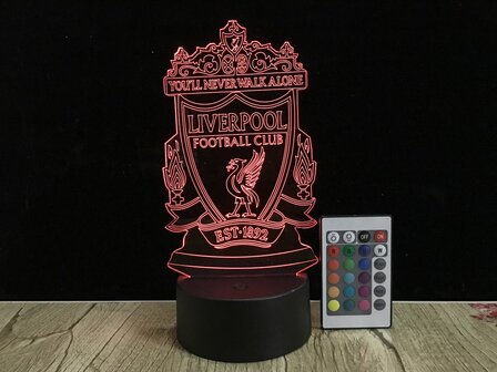 3D LED Creative Lamp Sign Liverpool - Complete Set