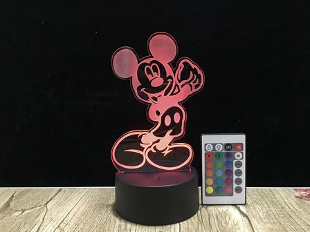 3D LED Creative Lamp Sign Mickey Mouse - Complete Set