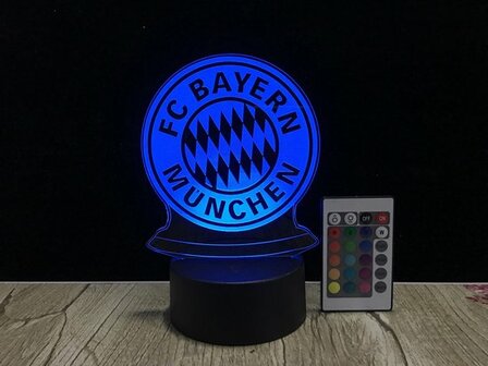 3D LED Creative Lamp Sign FC Bayern M&uuml;nchen - Complete Set