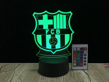 3D LED Creative Lamp Sign FC Barcelona - Complete Set