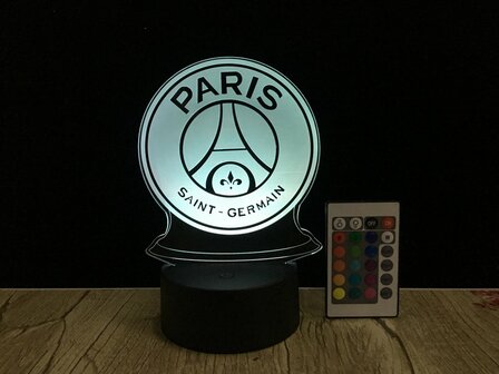 3D LED Creative Lamp Sign Paris Saint German - Complete Set