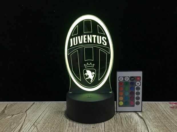 3D LED Creative Lamp Sign Juventus - Complete Set